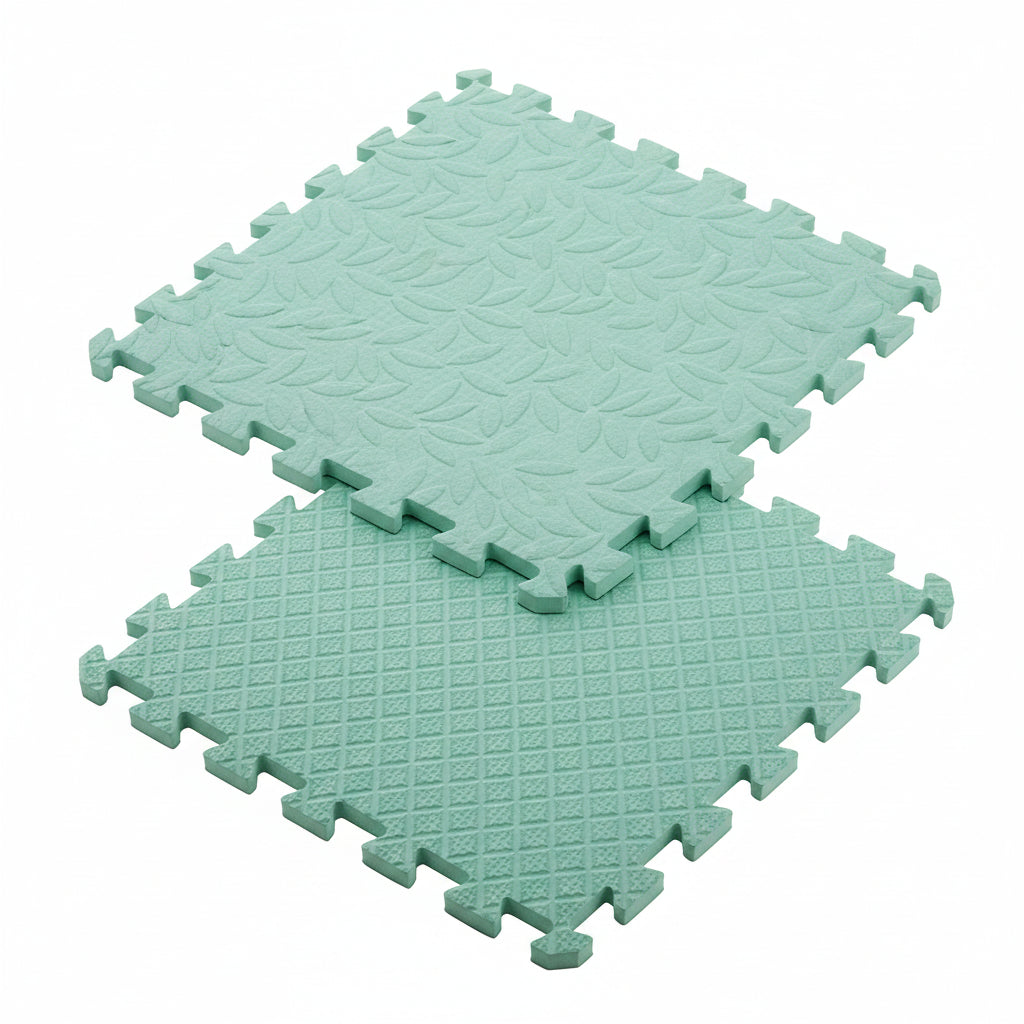 18-Piece EVA Interlocking Foam Floor Tiles, 18 Sq Ft Non-Slip Puzzle Exercise Mat Flooring for Home Gym and Workout Equipment