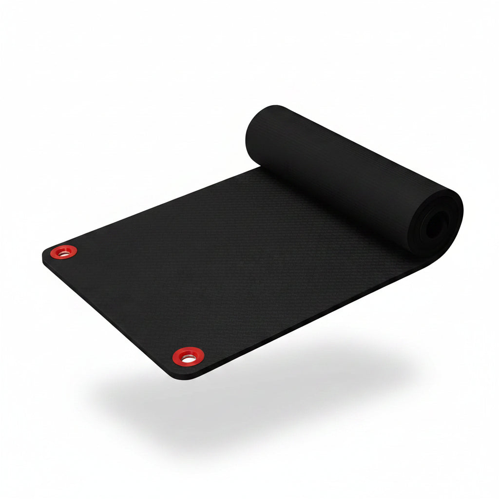 SPRI Hanging Exercise Mat 56 x 23 Inch, Commercial Grade Foam Fitness Mat with Reinforced Grommets for Gym, Aerobics and Group Training
